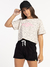 Cropped Hello Sweet Bege