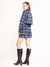 Shorts Saia Xadrez Azul - comprar online