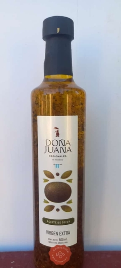 Aceite de oliva virgen extra, condimentado con chimichurri
