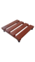 Porta macetas de Eucalipto 45x45 con ruedas sólidas - tienda online