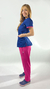 Ambo Azul C/ Fucsia de Dama - comprar online