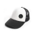 Cap negro y blanco