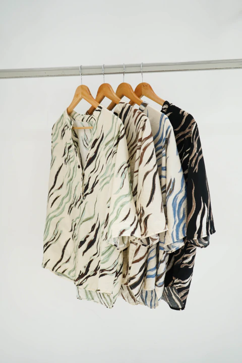 CAMISA MAO CASSIA - sedita estampada