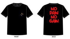 Remera "OLD SCHOOL NO PAIN NO GAIN"