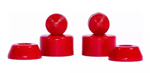 Amortecedor poliuretano fundido cônico 9,5mm Cisco Skate red