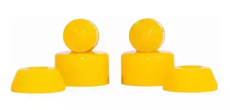 Amortecedor poliuretano fundido cônico 9,5mm Cisco Skate yellow