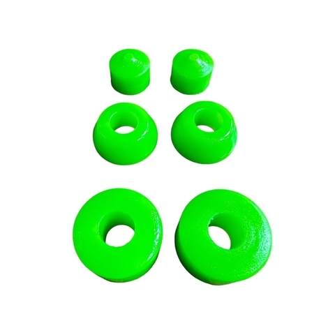 Amortecedor poliuretano fundido cônico 9,5mm Cisco Skate green