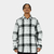 Camisa Xadrez Preto/Branco Wats