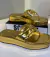 CHINELO PLATAFORMA DOURADO SCHUTZ