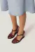 SANDÁLIA ANABELA SERAFINA BORDÔ VICENZA - comprar online