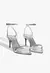 SANDÁLIA SKYE LEAF MID COURO PRATEADA SCHUTZ - comprar online