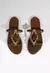Rasteira Slide Couro Metal Estampa Animal Schutz - Ladonna Sapatos