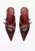 SAPATO SCARPIN SLINGBACK SALTO ALTO COURO VINHO SCHUTZ na internet