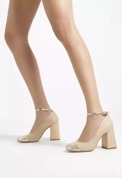 SAPATO BONECA PALHA DOURADO SCHUTZ