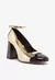 SAPATO BONECA DOURADO SCHUTZ