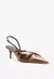 SLINGBACK MARROM COURO VERONICA SCHUTZ