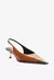 SLINGBACK MARROM SALTO BAIXO SCHUTZ