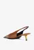 SLINGBACK MARROM SALTO BAIXO SCHUTZ - Ladonna Sapatos