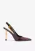 SLINGBACK CIARA VERNIZ SALTO MARROM SCHUTZ - loja online