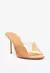 TAMANCO MULE LINA VINIL SALTO ALTO MARROM SCHUTZ - comprar online