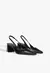 SCARPIN SLINGBACK COURO SALTO MÉDIO BLOCO PRETO SCHUTZ - comprar online