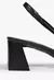 SCARPIN SLINGBACK COURO SALTO MÉDIO BLOCO PRETO SCHUTZ - Ladonna Sapatos