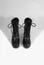 Bota Coturno 240 Lace Couro Preto Schutz - comprar online