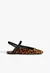 Slingback Cool Flats Couro Animal Print Schutz - loja online
