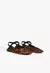 Slingback Cool Flats Couro Animal Print Schutz - Ladonna Sapatos