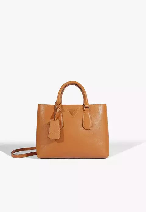 BOLSA TOTE MÉDIA OLIE COURO MARROM SCHUTZ