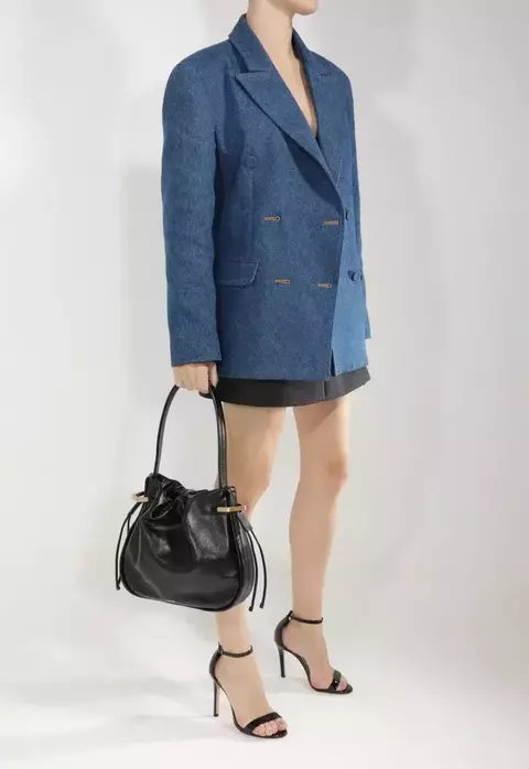 BOLSA BAG COURO PRETO SCHUTZ