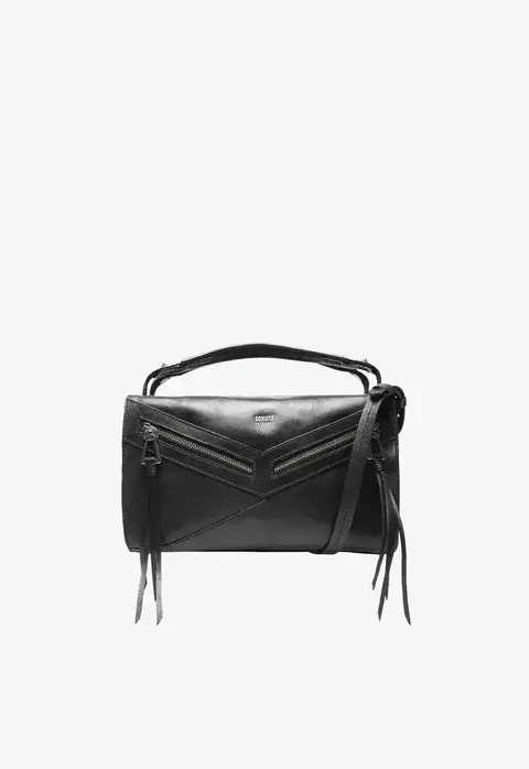Bolsa Tote Suri Couro Preto Schutz