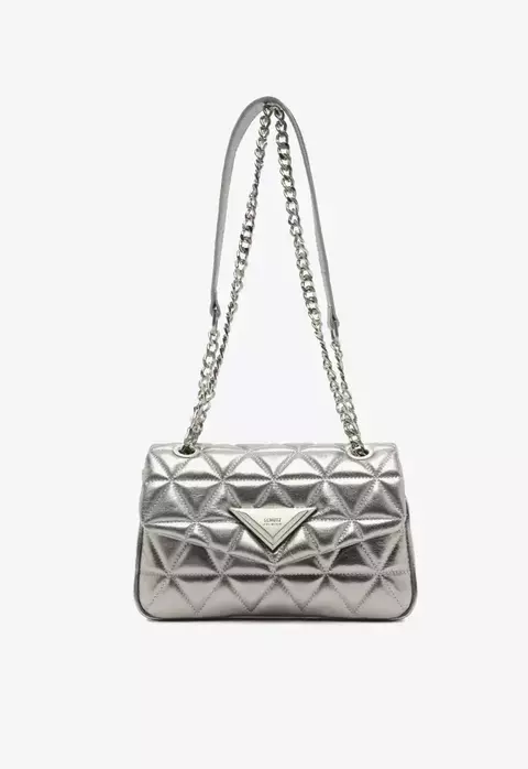 BOLSA 944 TIRACOLO MÉDIA PRATA SCHUTZ