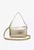 BOLSA TIRACOLO EMMY COURO SNAKE DOURADA SCHUTZ - Ladonna Sapatos