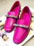 MOCASSIM COURO ROSA LAÇO SCHUTZ