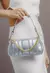 BOLSA SHOULDER VICK PEQUENA PRATA VICENZA