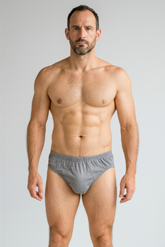 Kit 4 Cuecas Slip P (verde, preta, cinza e azul) - Eu Me Amo Lingeries