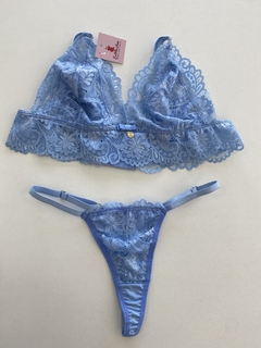 Conjunto de Lingerie Sem Bojo Rendado GG - comprar online