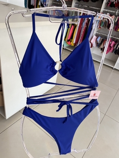 Biquini Faixa com Argola Calcinha Fio duplo G - comprar online