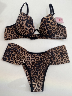 Conjunto de Lingerie Sereia Onça M, G e GG - comprar online
