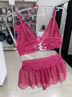 Conjunto com Sainha em Tule G e GG - Eu Me Amo Lingeries