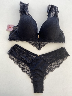 Conjunto de Lingerie Rendado Luxo GG - comprar online