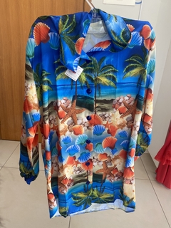Saída de praia Chamise Feminina Estampada - comprar online