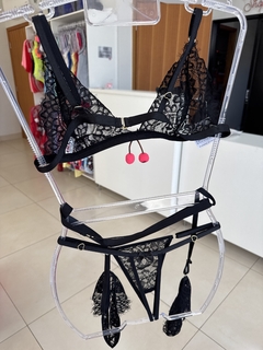 Conjunto Cereja Tentação G - Eu Me Amo Lingeries