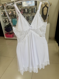 Camisola Luxo com Renda Branca - comprar online