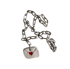Collar carta de amor