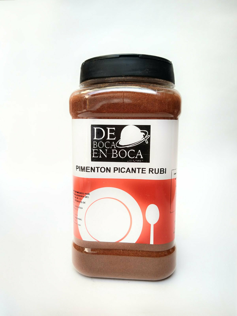 PIMENTON PICANTE RUBI CHICO180 GR.