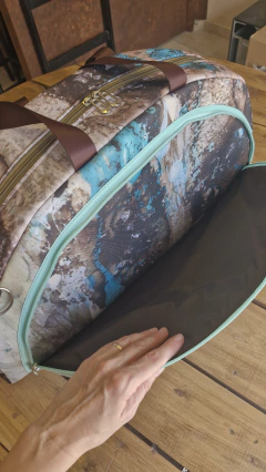 BOLSO VIAJERO "TEXTURAS" - tienda online