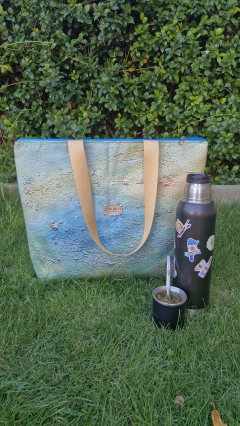 BOLSO PLAYERO "TEXTURAS"