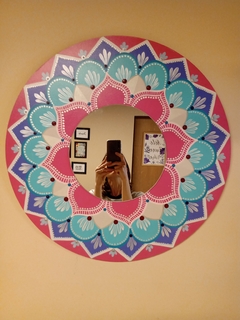 Mandala con espejo - LUPE RICO
